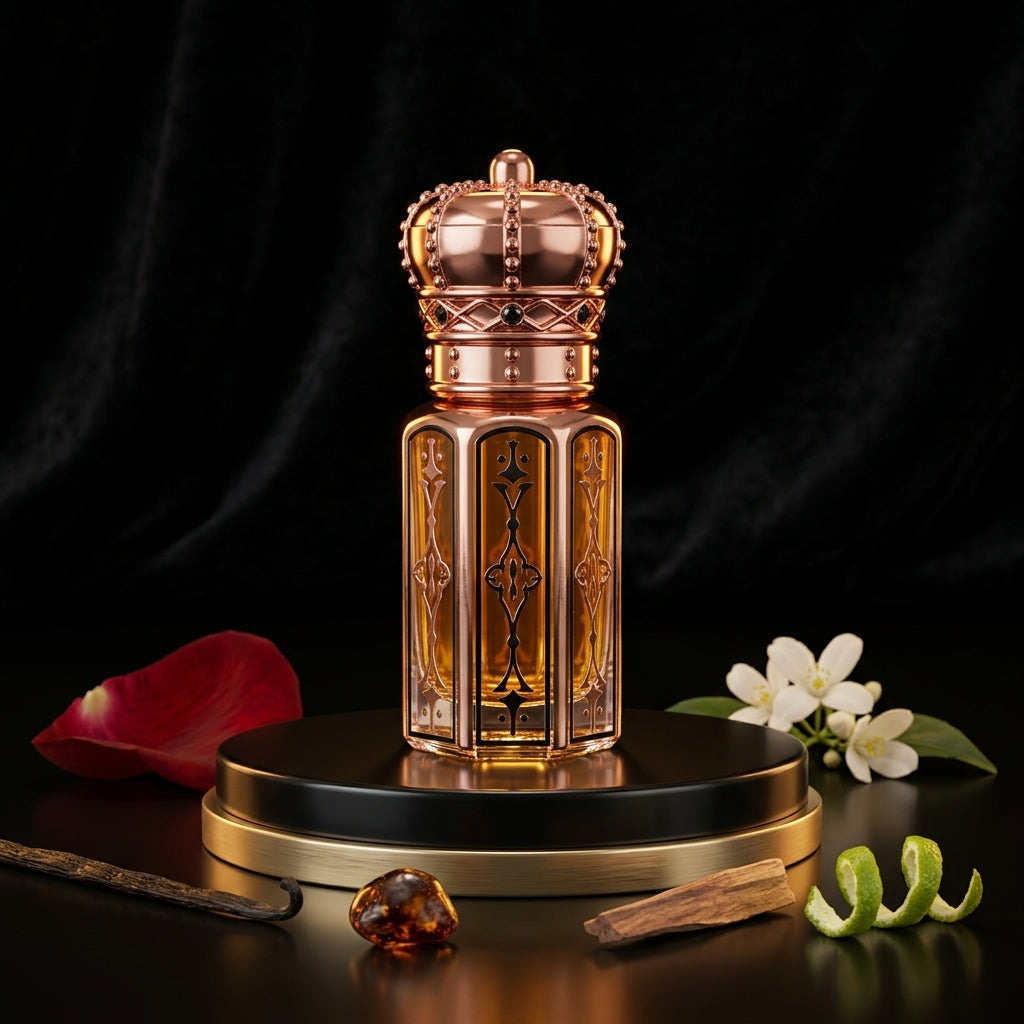 Recipient de  6 ml pentru ulei de parfum la mililitru