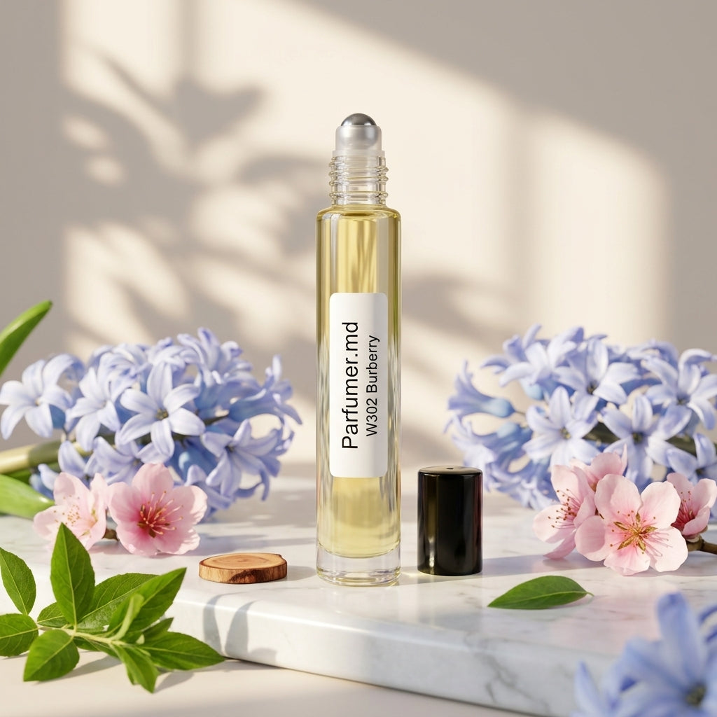 W 302 BURBERRY Ulei de parfum la mililitru Parfumer cu aromă de zambilă albastră și mosc