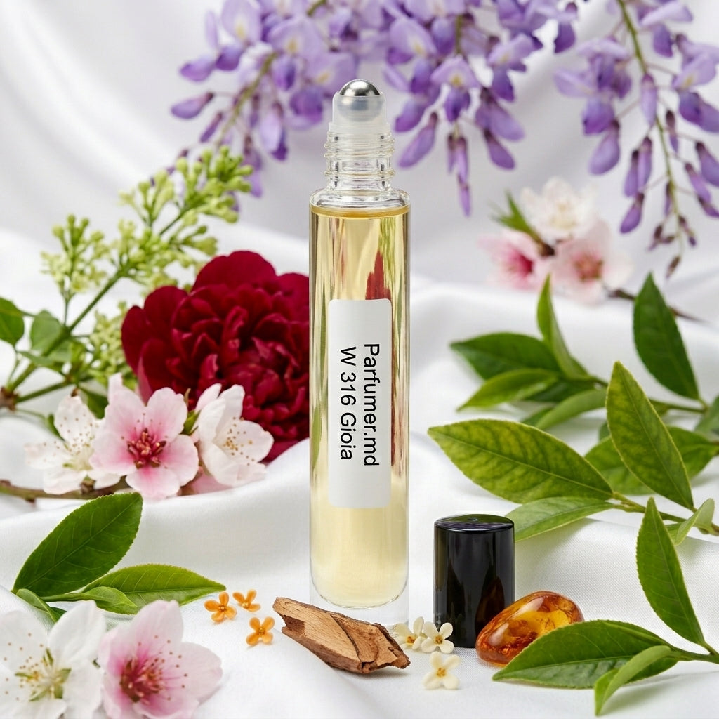 W 316 Gioia Ulei de parfum la mililitru Parfumer cu aromă de liliac și piersică