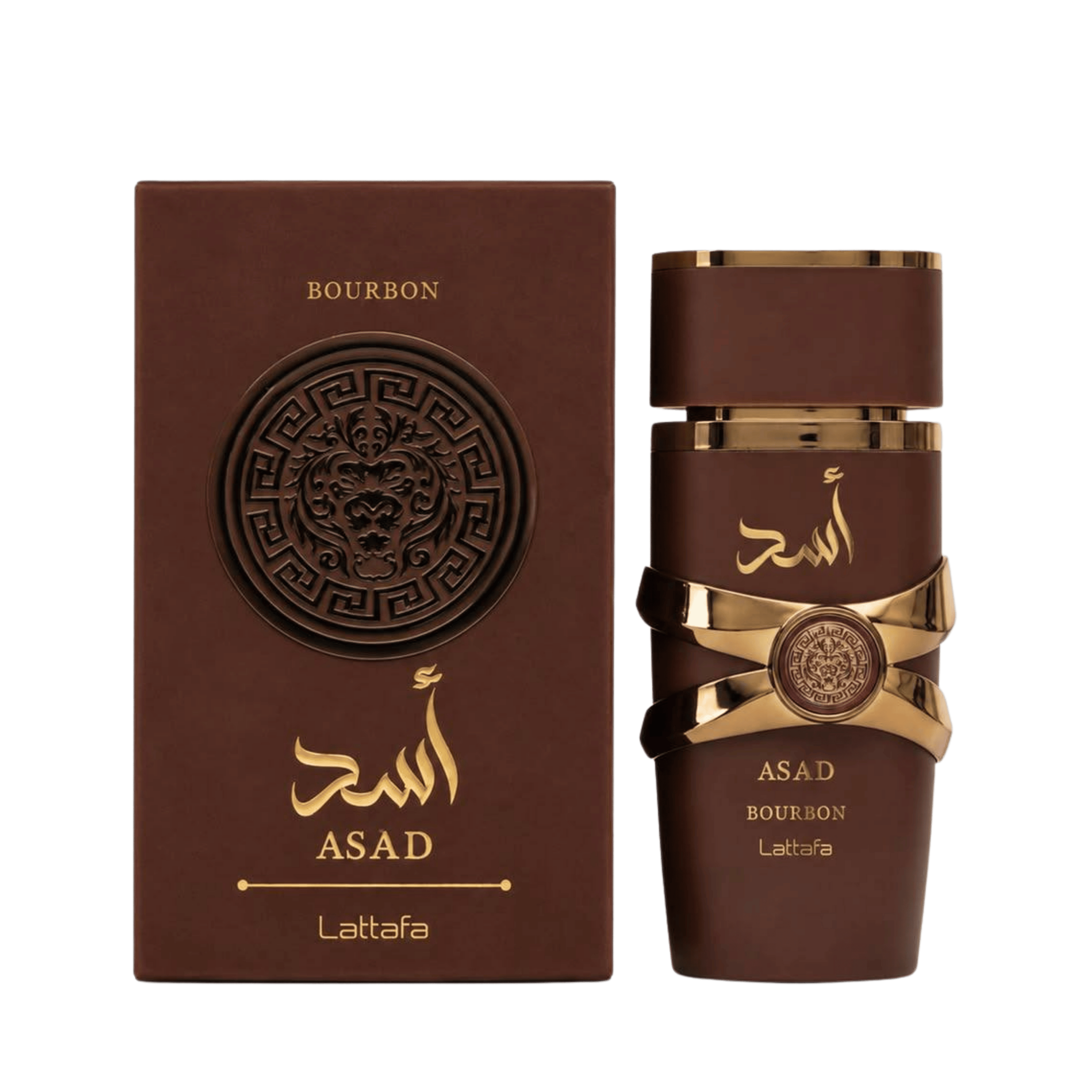 Lattafa Asad Bourbon Apă de Parfum flacon frontal - sticla de parfum arabesc pentru bărbați pe Parfumer