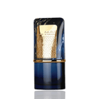 Detaliu flacon Lattafa Al Nashama Caprice apa de parfum, evidențiind finisajele sticlei, pulverizatorul și capacul.