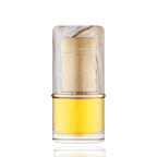Detaliu flacon Lattafa Al Nashama apa de parfum, evidențiind textura sticlei, pulverizatorul și capacul nobil.