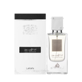 Lattafa Ana Abiyedh apa de parfum unisex, flacon frontal de 60 ml cu design minimalist și elegant.
