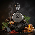 Lattafa Fakhar Extrait Black parfum original pus în valoare de rășini de tămâie, piper negru, patchouli și lemn de oud.