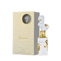 Lattafa Her Confession apa de parfum pentru damă, flacon frontal de 100 ml cu design sculptural artistic.