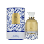 Lattafa Petra apa de parfum, flacon frontal sofisticat cu linii elegante și detalii decorative rafinate.