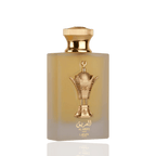 Lattafa Pride Al Areeq Gold apa de parfum 100 ml, flacon frontal ce reflectă opulența colecției originale de parfum arabesc.