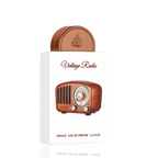 Detaliu flacon premium Lattafa Pride Vintage Radio 100 ml, prezentând finisajele unice și calitatea sticlei de nișă.