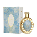 Lattafa Victoria apa de parfum, flacon frontal auriu de lux cu design elegant și sofisticat.