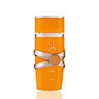 Lattafa Yara Tous parfum original pus în valoare de felii de mango copt, nucă de cocos deschisă și flori de iasomie.