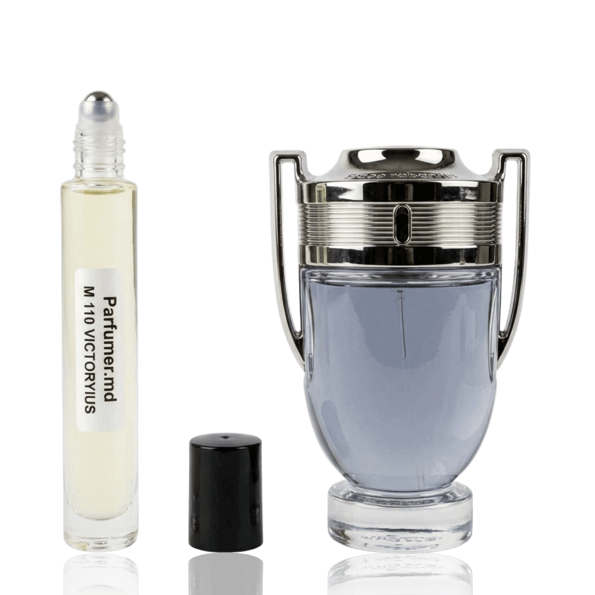 M 110 VICTORYIUS inspirat de Paco Rabanne Invictus ulei de parfum masculin 10 ml flacon frontal.