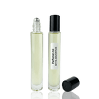 Detaliu flacon M 119 ADVENTUS inspirat de Creed Aventus ulei de parfum, evidențiind eticheta și aplicatorul roll-on.