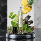 M 119 ADVENTUS inspirat de Creed Aventus ulei de parfum prezentat alături de ananas, mesteacăn și bergamotă.