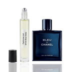 M104 Blue Deep inspirat de Chanel Bleu de Chanel ulei de parfum masculin 10 ml flacon frontal.