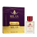 Milan Salted Air Limited Edition apa de parfum unisex 100 ml flacon frontal cu capac bordo.