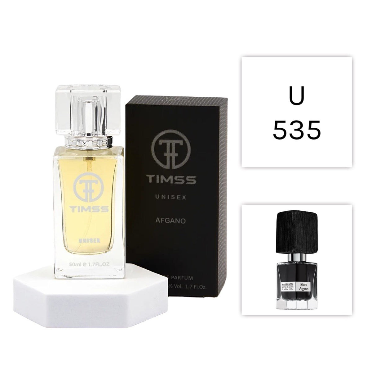 TIMSS U 535 AFGANO - По мотивам Nasomatto Black Afgano - Парфюмерная вода 50 мл
