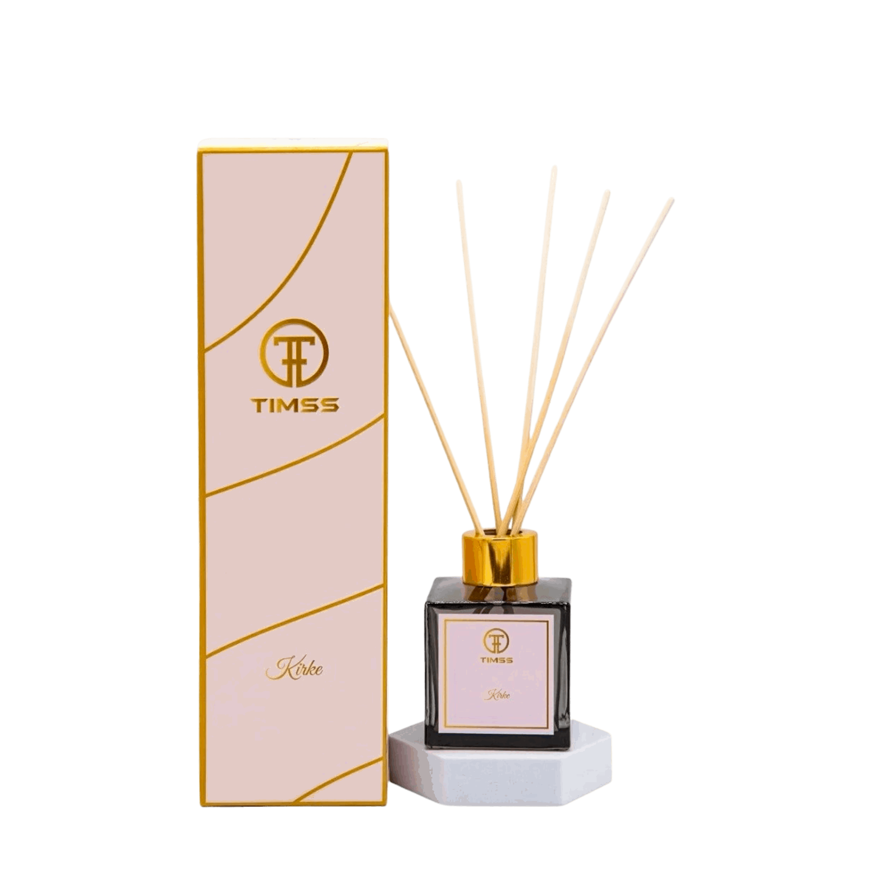 TIMSS Kirke parfum de camera cu betisoare flacon frontal original Parfumer.md
