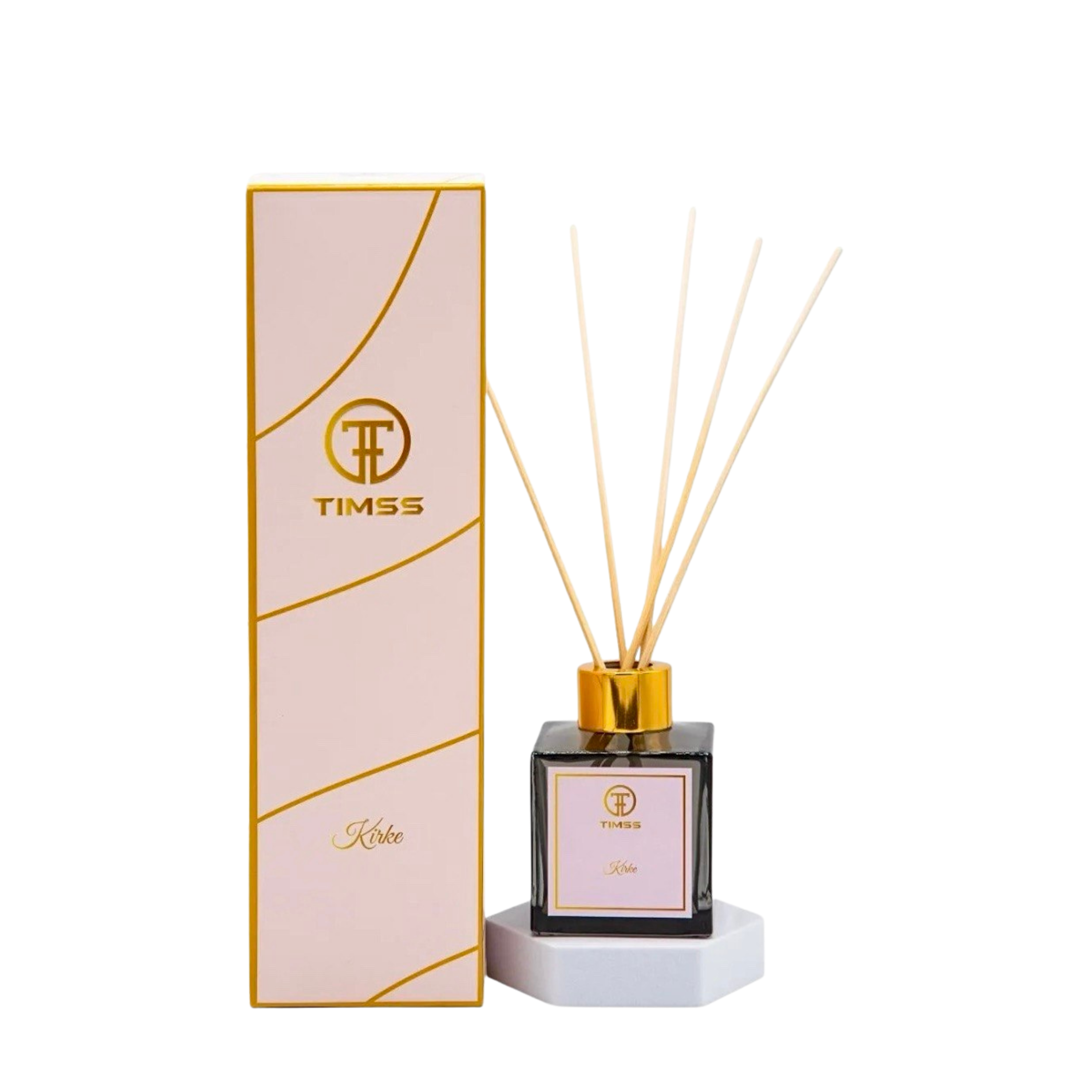 TIMSS Kirke parfum de camera cu betisoare flacon frontal original Parfumer.md