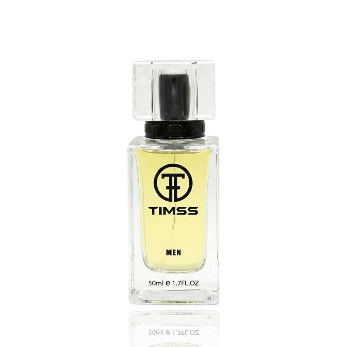 Detaliu flacon TIMSS M 109 Milyon One inspirat din Paco Rabanne apa de parfum, evidențiind eticheta și pulverizatorul.