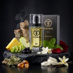 TIMSS M 119 Adventus inspirat din Creed Aventus apa de parfum prezentat alături de ananas, mesteacăn și mușchi de stejar.