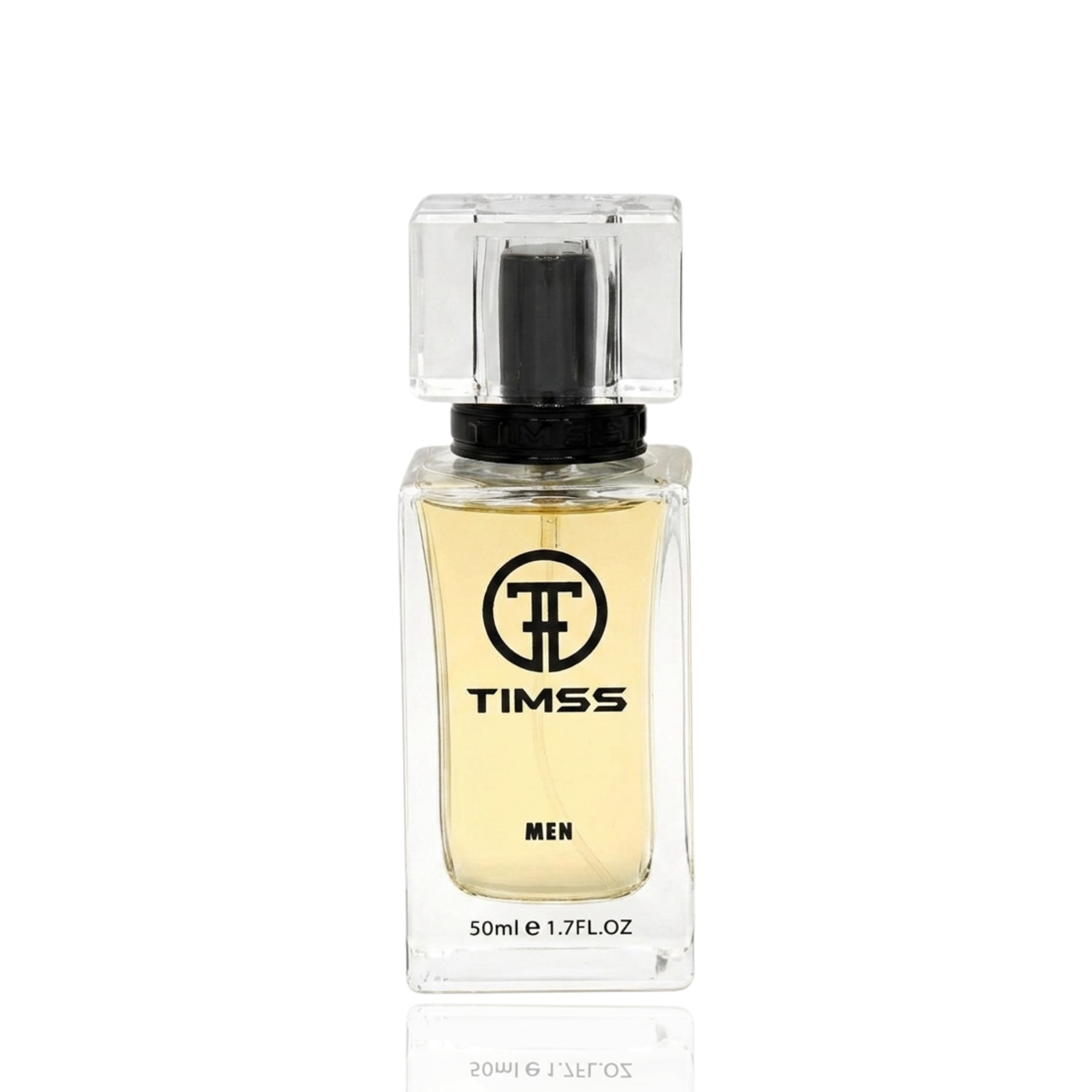 Detaliu flacon TIMSS M 129 Wild Elixir inspirat din Christian Dior apa de parfum, evidențiind eticheta și pulverizatorul.