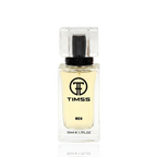 Detaliu flacon TIMSS M 133 Milyon Elixir inspirat din Paco Rabanne apa de parfum, evidențiind eticheta și pulverizatorul.