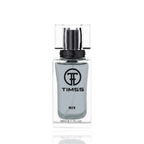 Detaliu flacon TIMSS M 152 Victorius Elixer inspirat din Paco Rabanne apă de parfum, evidențiind eticheta și pulverizatorul.