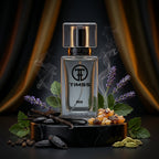 TIMSS M 152 Victorius Elixer inspirat din Paco Rabanne apă de parfum prezentat alături de cardamom, tămâie și vanilie neagră.