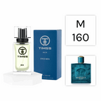 TIMSS M 160 Eros Men inspirat din Versace Eros apă de parfum masculin 50 ml flacon frontal.