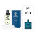 TIMSS M 160 Eros Men inspirat din Versace Eros apă de parfum masculin 50 ml flacon frontal.