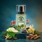 TIMSS M 160 Eros Men inspirat din Versace apă de parfum prezentat alături de mentă, măr verde și vanilie.