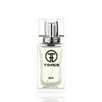 Detaliu flacon TIMSS M 161 Victorios Platinum inspirat din Paco Rabanne apă de parfum, evidențiind eticheta și pulverizatorul.