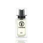 Detaliu flacon TIMSS M 162 Homme-Intens inspirat din Dior apă de parfum, evidențiind eticheta și pulverizatorul.