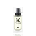 Detaliu flacon TIMSS M 162 Homme-Intens inspirat din Dior apă de parfum, evidențiind eticheta și pulverizatorul.