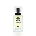 Detaliu flacon TIMSS M 173 Li Malis Elixir inspirat din Jean Paul Gaultier apă de parfum, evidențiind eticheta.
