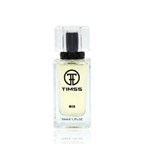 Detaliu flacon TIMSS M 173 Li Malis Elixir inspirat din Jean Paul Gaultier apă de parfum, evidențiind eticheta.
