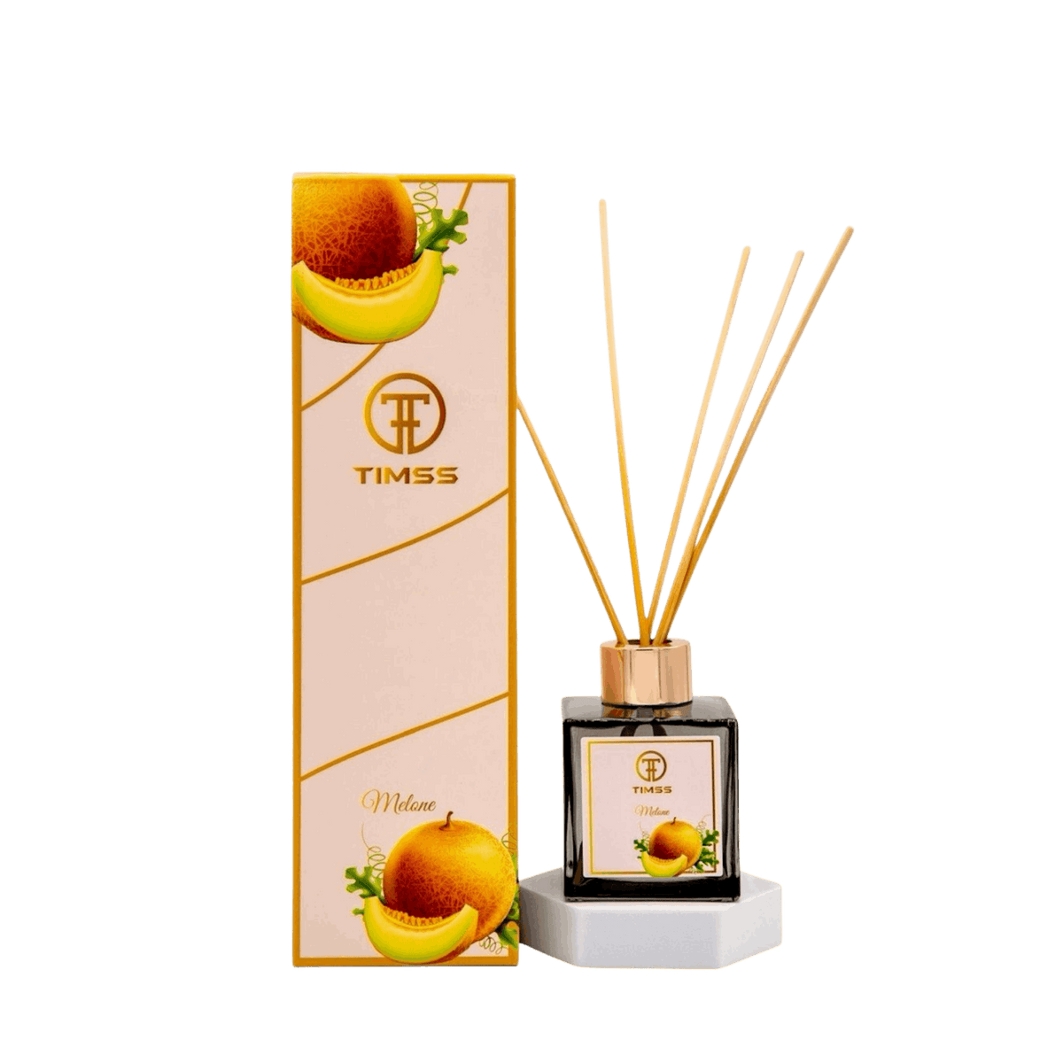 TIMSS Melone parfum de camera cu betisoare 120 ml flacon frontal original Parfumer.md
