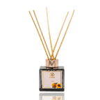 TIMSS Peach parfum de camera cu betisoare 120 ml detaliu flacon sticla si difuzor Parfumer.md