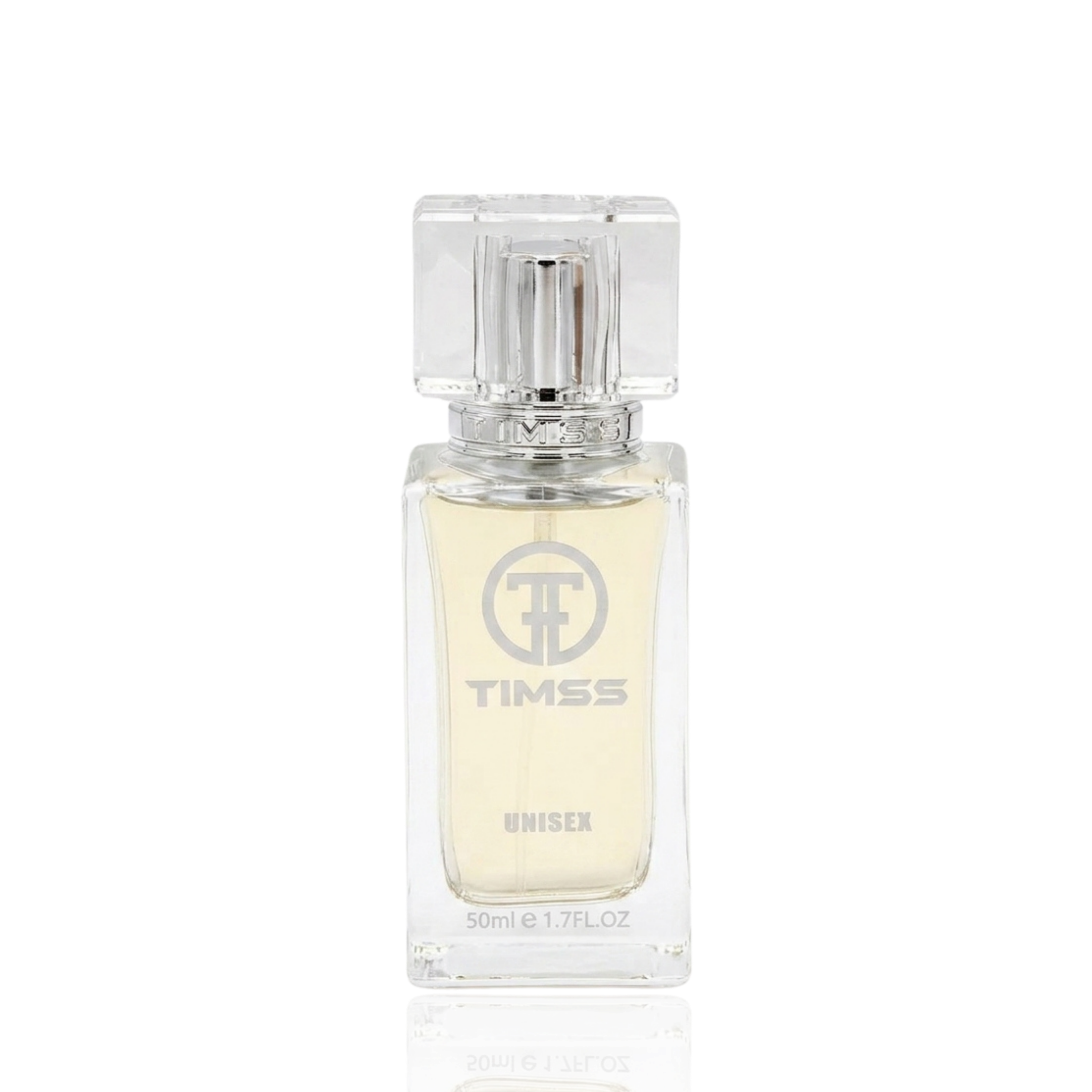 Detaliu flacon și etichetă pentru TIMSS U 526 SANTAL 33 apă de parfum 50ml pe Parfumer.md.