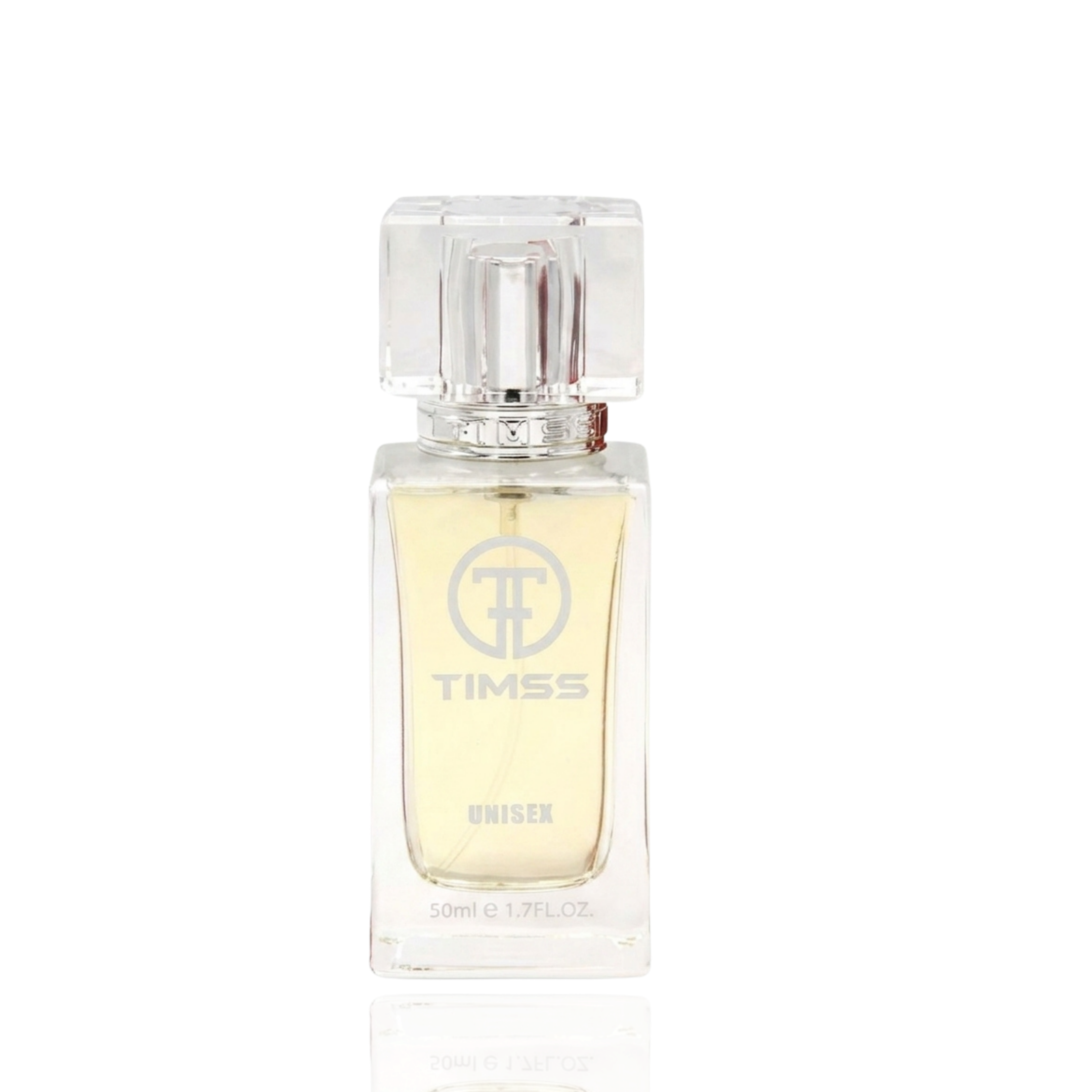 Detaliu flacon și etichetă pentru TIMSS U 530 HAYATI apă de parfum 50ml pe Parfumer.md.