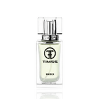 Detaliu flacon și etichetă pentru TIMSS U 537 CASANOVA CHARM apă de parfum 50ml pe Parfumer.md.