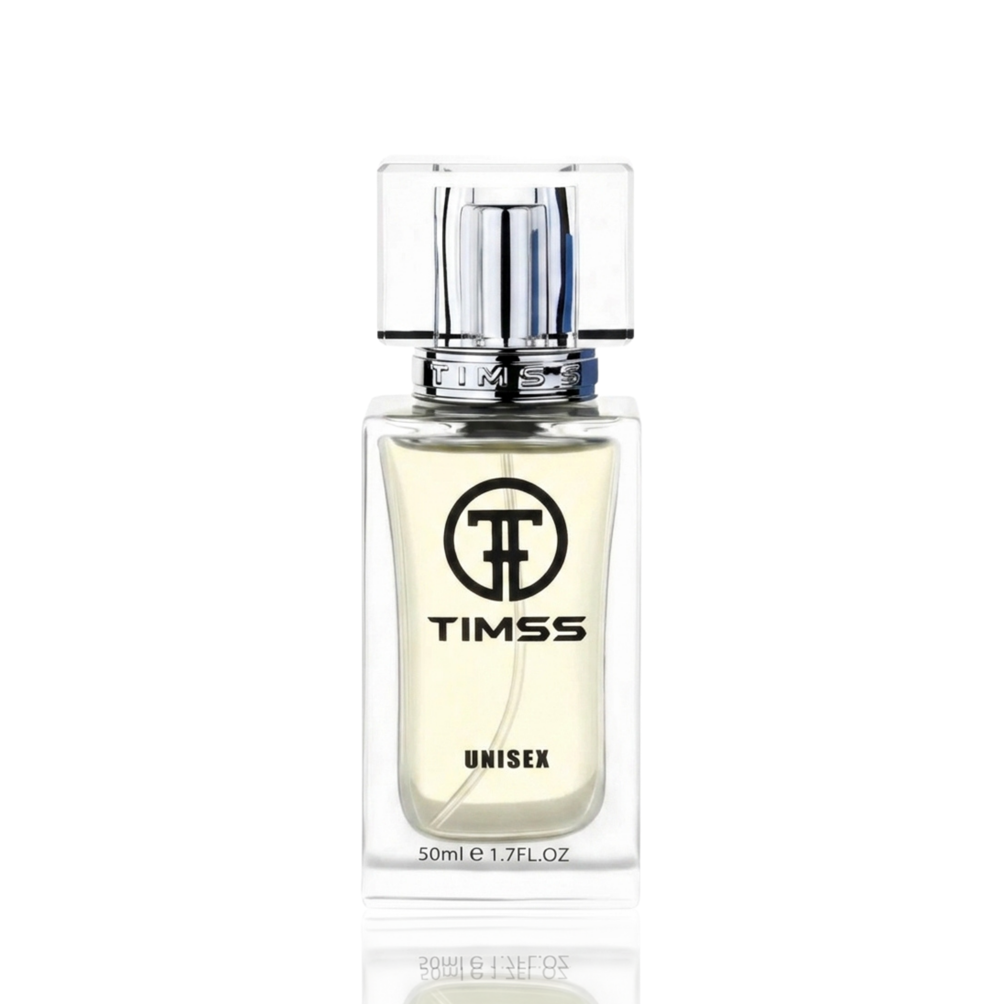 Detaliu flacon și etichetă pentru TIMSS U 544 ACENTA apă de parfum 50ml pe Parfumer.md.