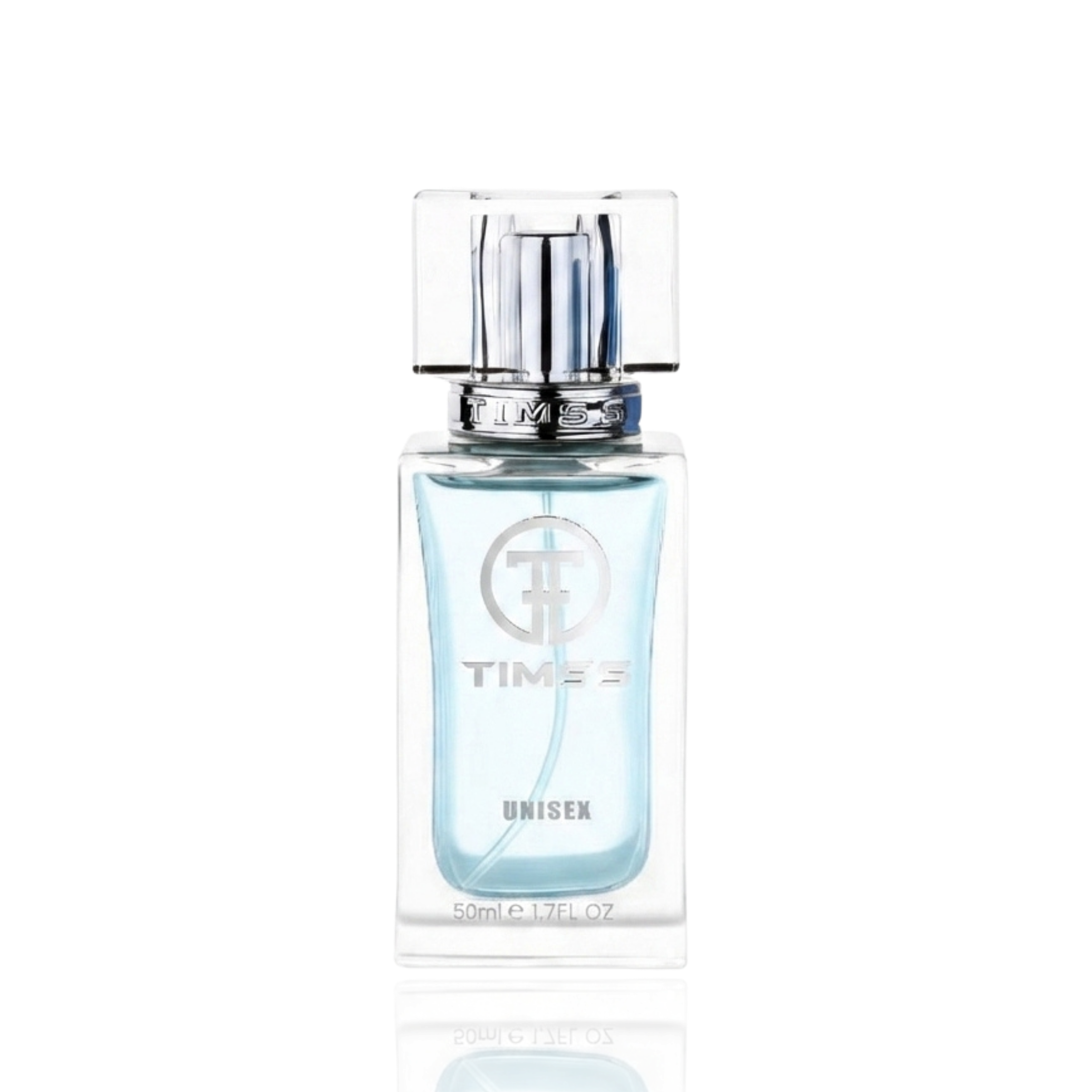 Detaliu flacon și etichetă pentru TIMSS U 547 BLUE TELISMEN apă de parfum 50ml pe Parfumer.md.