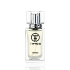 Detaliu flacon și etichetă pentru TIMSS U 549 TELIA apă de parfum 50ml pe Parfumer.md.