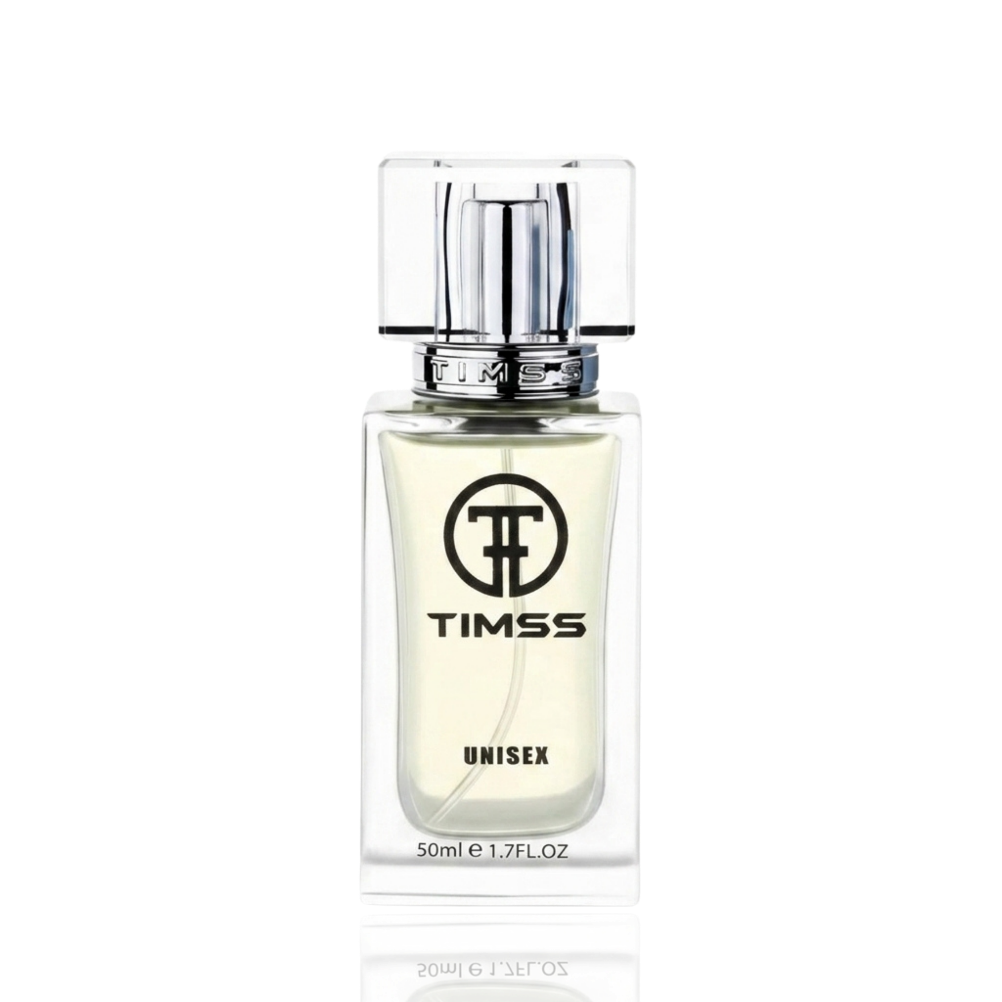 Detaliu flacon și etichetă pentru TIMSS U 549 TELIA apă de parfum 50ml pe Parfumer.md.