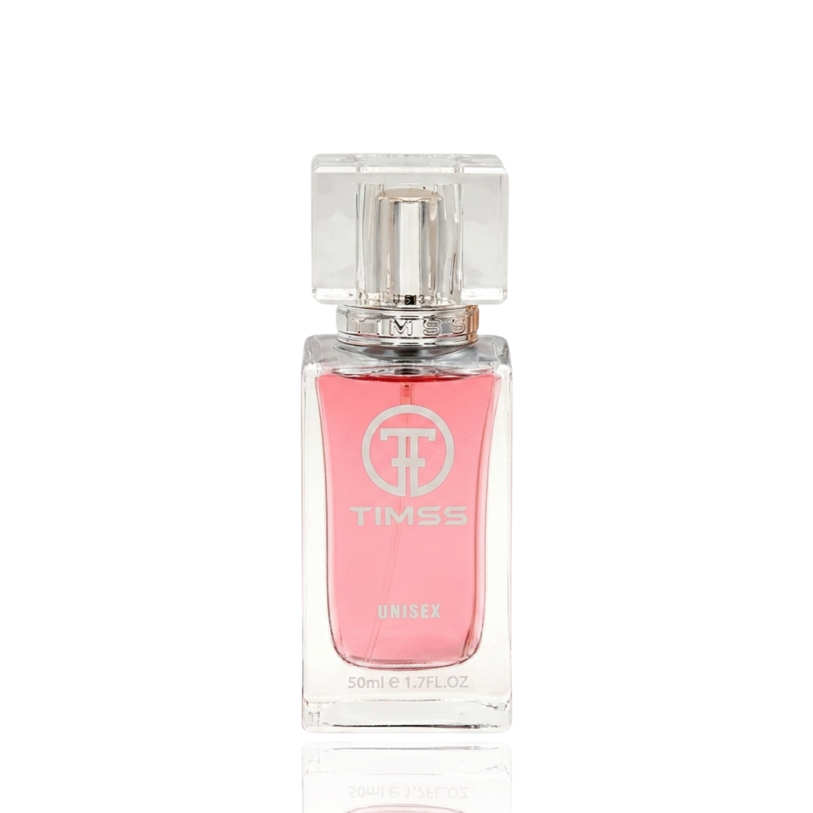 Detaliu flacon și etichetă pentru TIMSS U 554 GUIDANSE apă de parfum 50ml pe Parfumer.md.