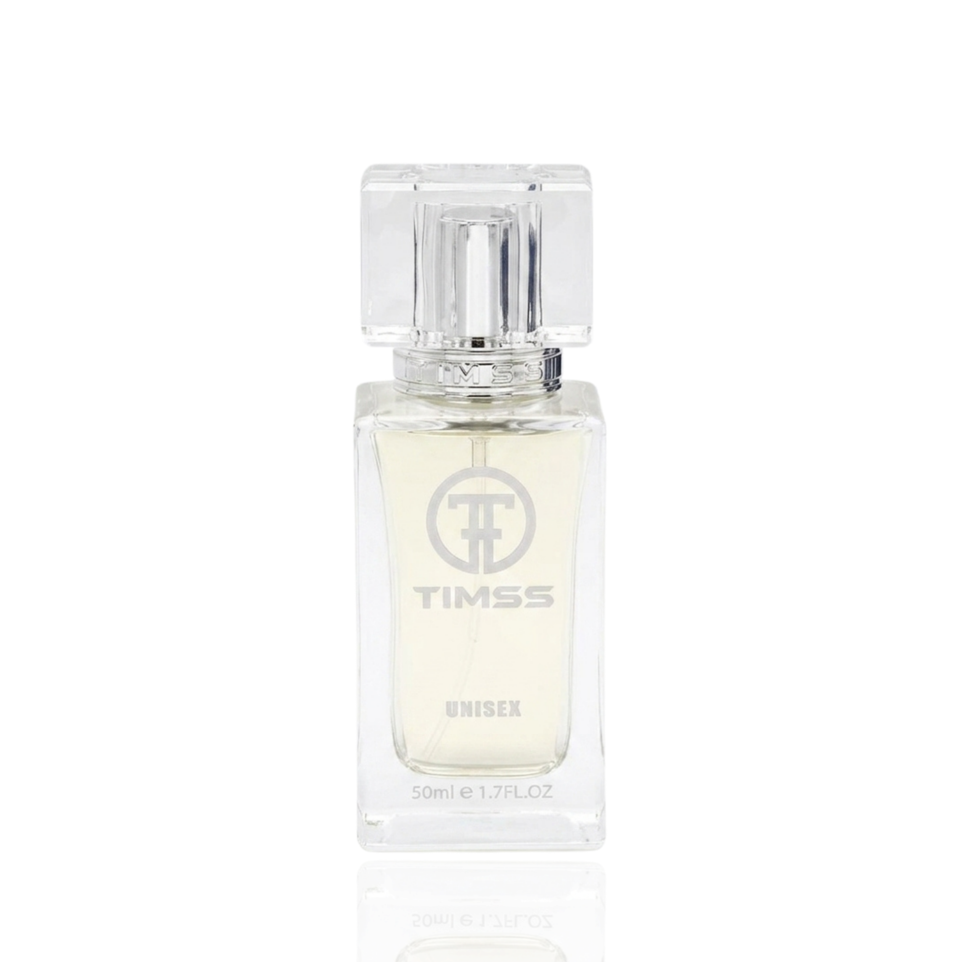 Detaliu flacon și etichetă pentru TIMSS U 555 OUD MARACUA apă de parfum 50ml pe Parfumer.md.