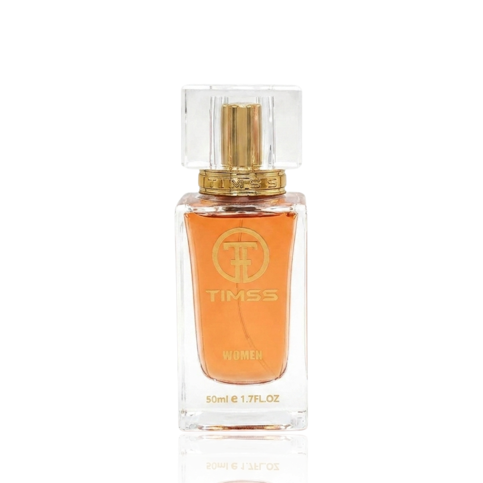 Detaliu flacon și etichetă pentru TIMSS W 301 BELLE apă de parfum 50ml pe Parfumer.md.