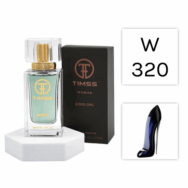 TIMSS W 320 GOOD GIRL apă de parfum feminin 50ml, vedere frontală pe Parfumer.md.
