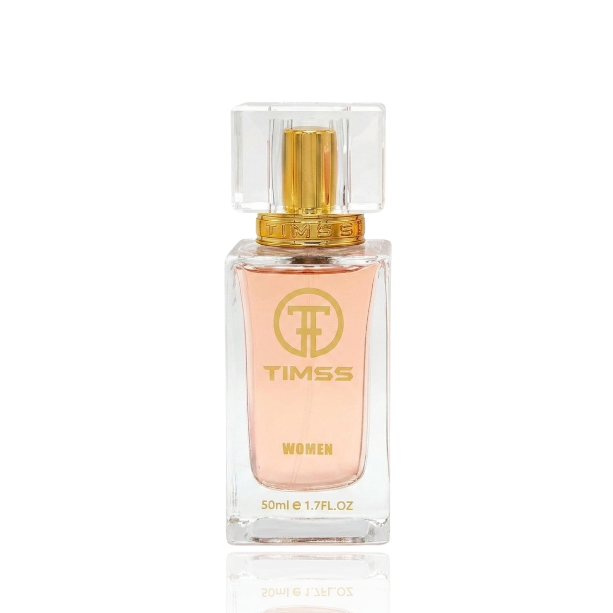 Detaliu flacon și etichetă pentru TIMSS W 330 CHARME apă de parfum 50ml pe Parfumer.md.